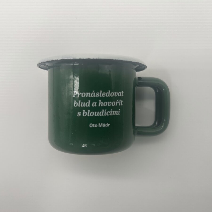 Citáty ke kávě – sada smaltovaných hrnků na espresso